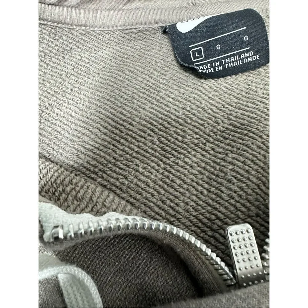Nike University of Kentucky UK Men’s Full Zip Hooded Jacket Size L Beige